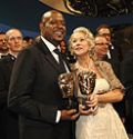 Forrest Whitaker + Helen Mirren at the BAFTA Awards